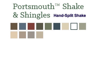 Portsmouth Hand-Split Shake & Shingle Colors